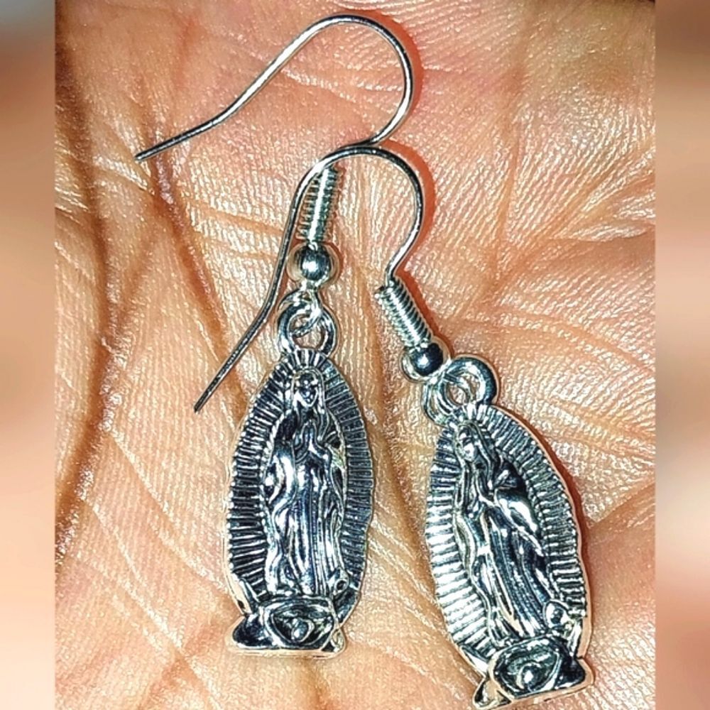 Beautiful our lady mother earrings for women